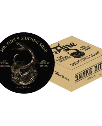 Fine Accoutrements Snake Bite Barbersæbe   Skål  150 Ml