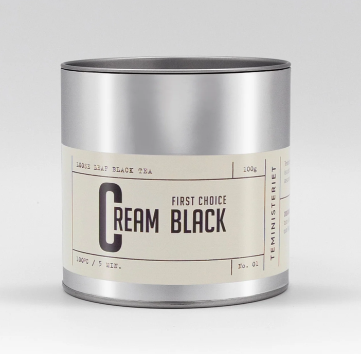 First Choice Quot Cream Black Quot Løs Sort Te 80g