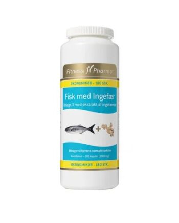 Fisk    Ingefær Fitness Pharma 180 Kapsler