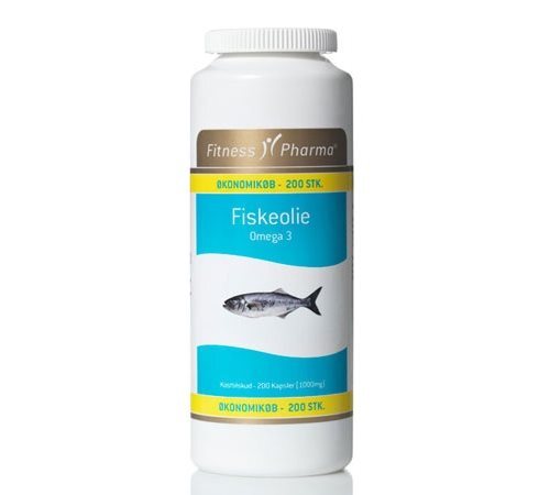 Fiskeolie Fitness Pharma 200 Kapsler