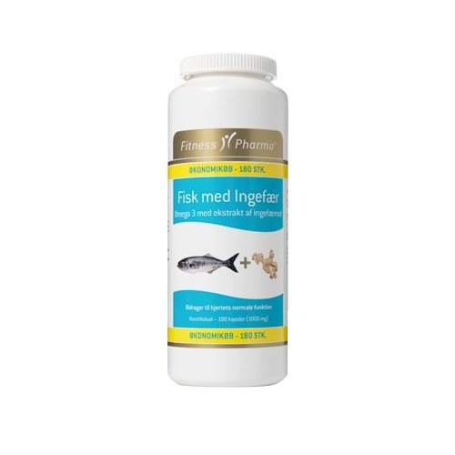 Fiskeolie 500 Mg Fitness Pharma 360 Kapsler