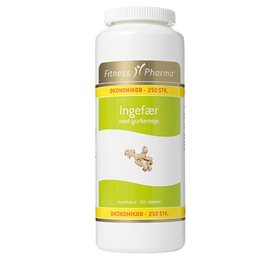 Fitness Pharma Ingefær    Gurkemeje 250 Tab