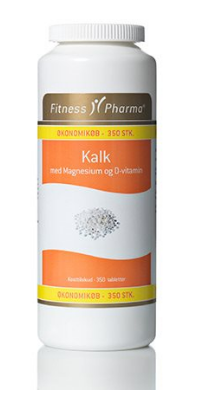 Fitness Pharma Kalk    Magnesium Og D3-vitamin  350 Kapsler