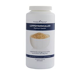 Fitness Pharma Loppefrøskaller Psyllium  Bull  225 Kap