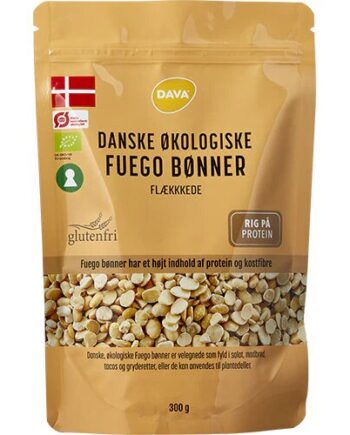 Flækkede Fuego Bønner øko  300 Gram