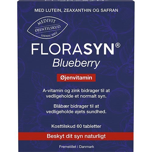 Florasyn Blueberry 60 Tabletter