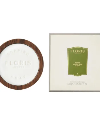 Floris London Elite  Barbersæbe   Træskål  100 Gr