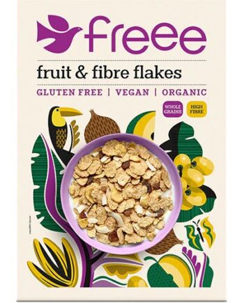 Fruit   Fibre Flakes Gl Fri øko  375 Gram
