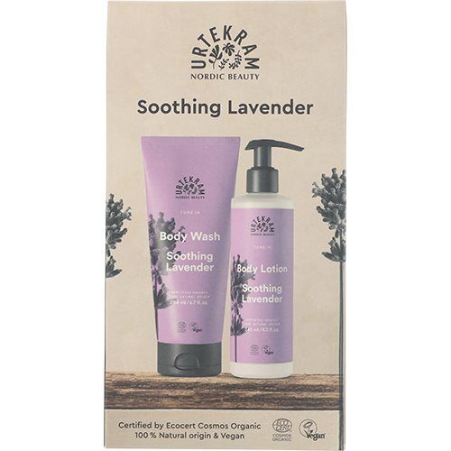 Gaveæske Urtekram Soothing Lavender Body Lotion   Body Wash
