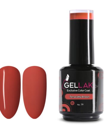 Gel Neglelak Brun   15 Ml   Terracotta Brown No  79   Gellak Dk