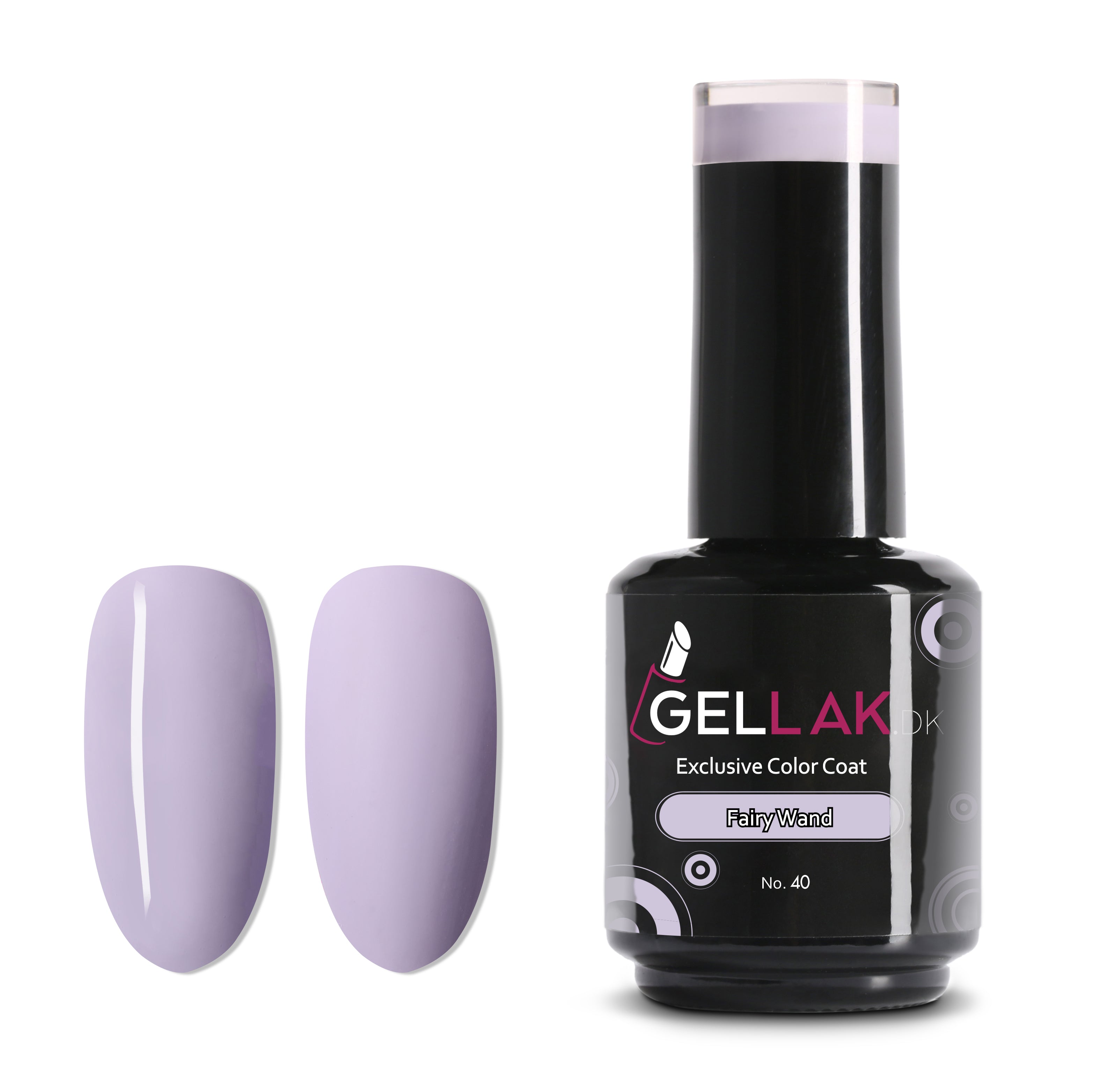 Gel Neglelak Lilla   15 Ml   Fairy Wand No  40   Gellak Dk