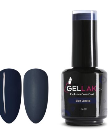 Gel Neglelak Mørkeblå   15 Ml   Blue Lobelia No  81   Gellak Dk