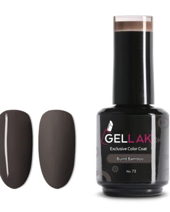Gel Neglelak Mørkebrun   15 Ml   Burnt Bamboo No  73   Gellak Dk