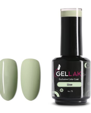 Gel Neglelak Pastel Grøn   15 Ml   Moss No  75   Gellak Dk