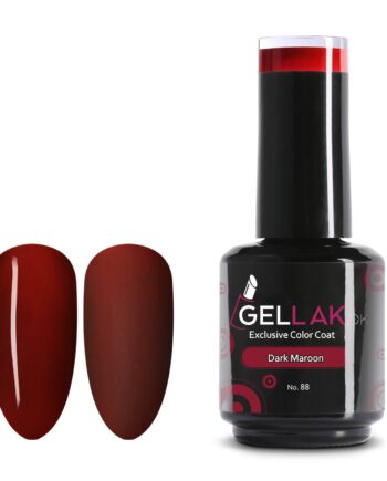 Gel Neglelak Rød   15 Ml   Dark Maroon No  88   Gellak Dk