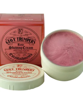 Geo    Trumper Barbercreme   Skål  Rose  200 Gr