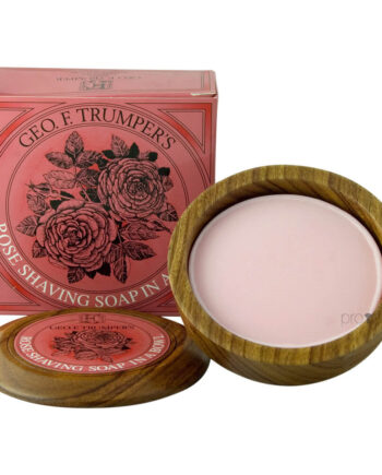 Geo    Trumper Barbersæbe   Skål  Rose  80 Gr