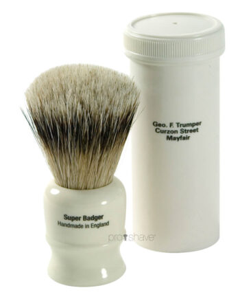 Geo    Trumper Rejsebarberkost  Super Badger  Ivory