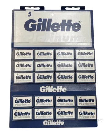 Gillette Platinum De-barberblade    Stang  20x5 Stk   100 Stk