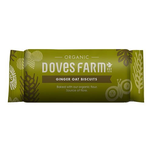 Ginger Oat Biscuits økologisk 200 Gram