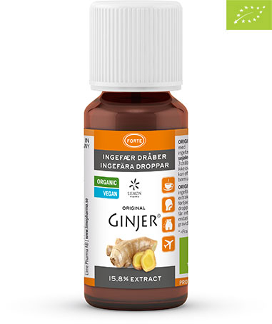 Ginjer Forte økologiske Ingefærdråber 50 Ml