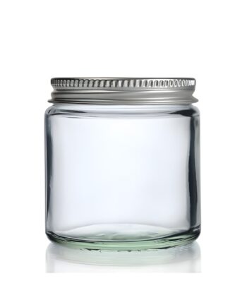 120 Ml  Klar Glas Krukke   Aluminium Låg