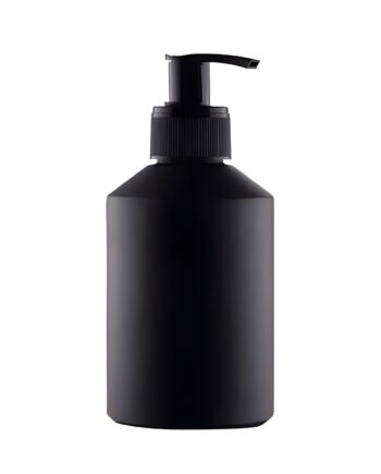 200 Ml  Sort Glasflaske Med Pumpe