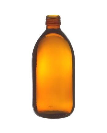 500 Ml  Brun Glasflaske 28 410