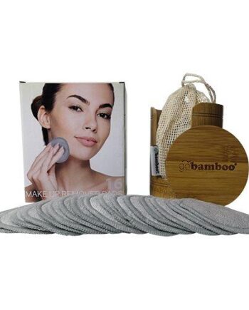 Go  Bamboo Make-up Remover Genanvendelig  16 Stk