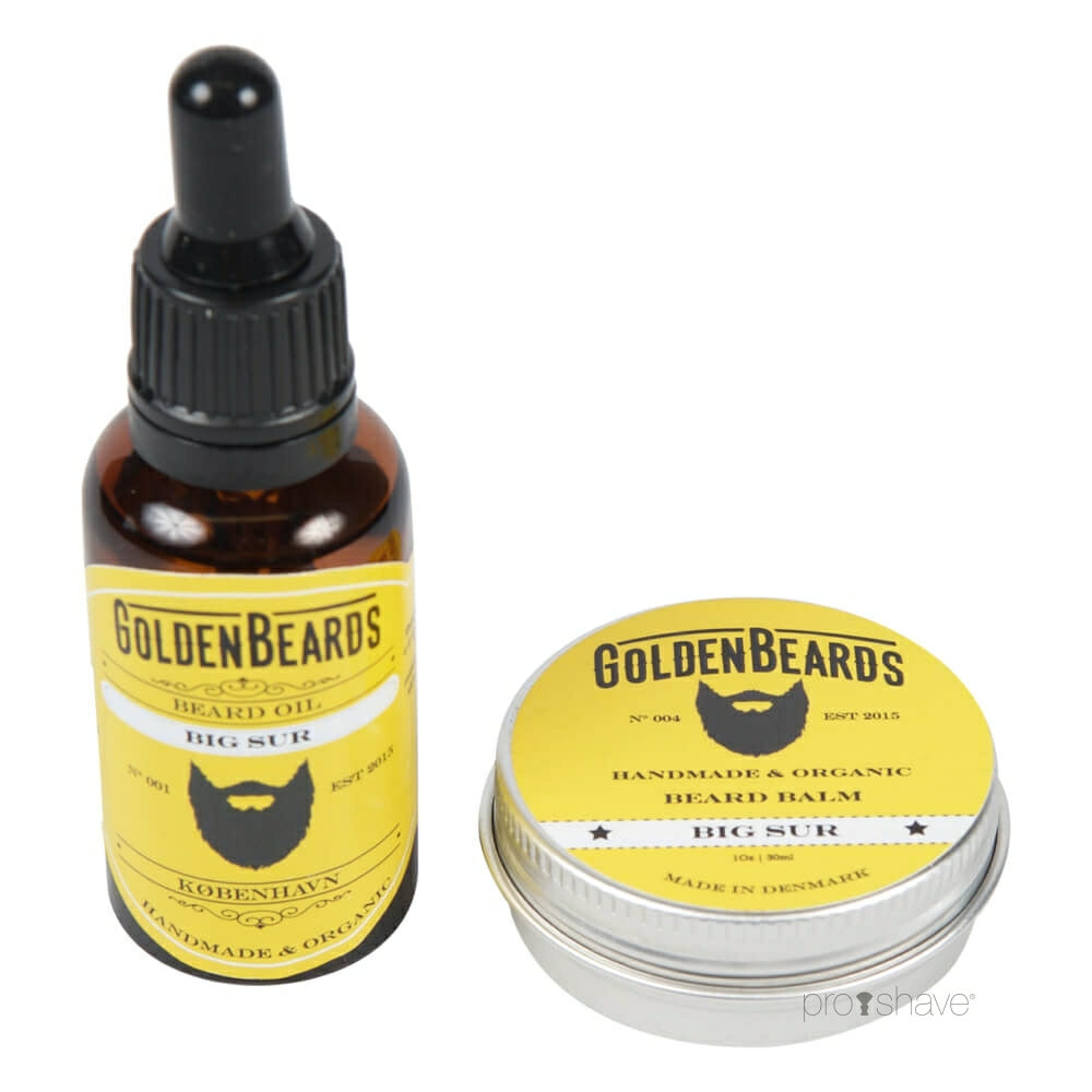 Golden Beards Skægolie Skægbalm Big Sur