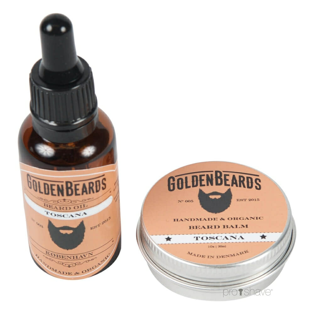 Golden Beards Skægolie Skægbalm Toscana