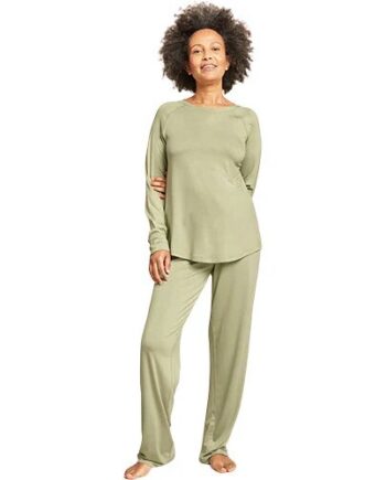 Goodnight Raglan Sleep Top Sage Str