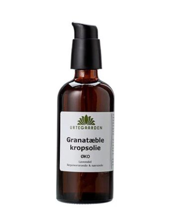 Granatæblekropsolie øko Lavendel 100 Ml
