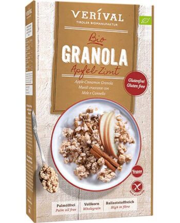 Granola æble-kanel øko  350 Gram
