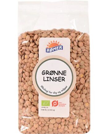 Grønne Linser øko  500 Gram