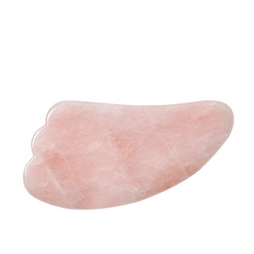 Gua Sha Rosa Kvarts   Stk