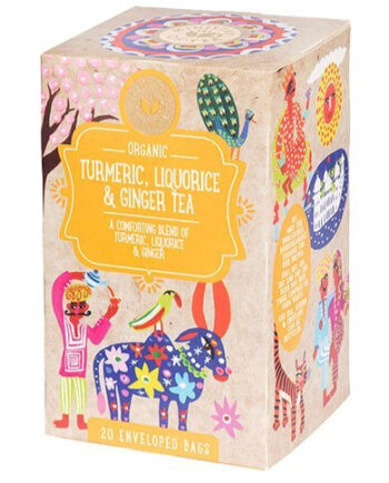 Gurkemeje  Lakrids   Ingefær Te    20breve