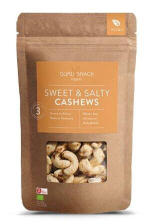 Guru Snack økologisk Sweet Salty Cashew 100g