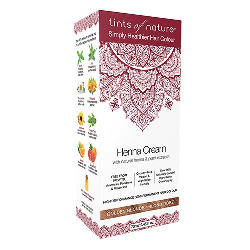Hårfarve Henna Creme Golden Blonde Tints Of Nature  70 Ml