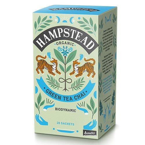 Hampstead Grøn Te Chai   Demeter 20 Breve