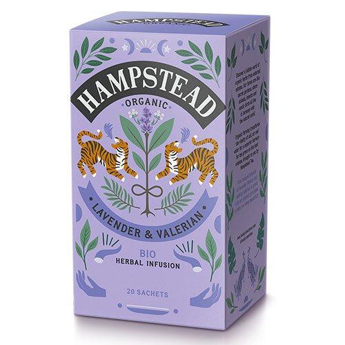 Hampstead Lavendel   Baldrian Te økologisk 20 Breve