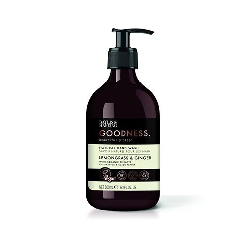 Hand Wash Lemongrass   Ginger Baylis   Harding Goodness 500 Ml