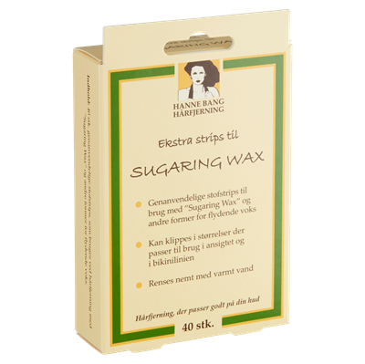 Hanne Bang Ekstra Strips Til Sugaring Wax 40stk