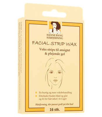 Hanne Bang Facial Strip Wax  16stk