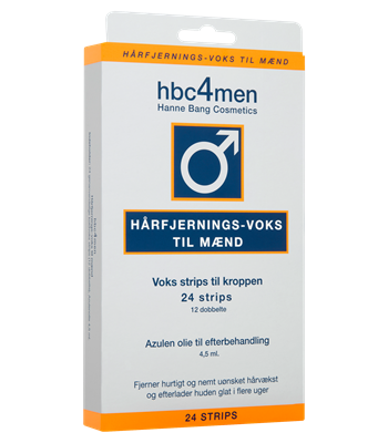 Hanne Bang Hårfjernings-voks Til Mænd  24strips