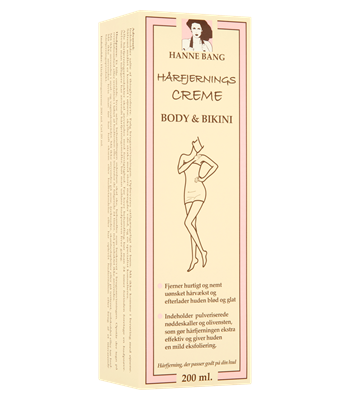 Hanne Bang Hårfjerningscreme Body   Bikini  200ml