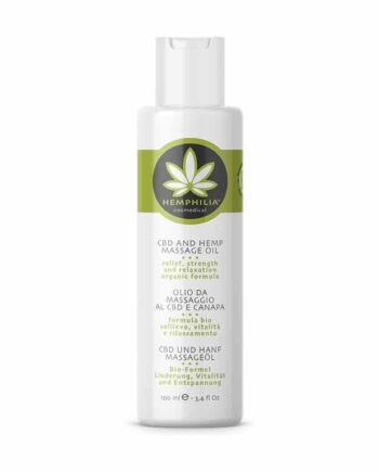 Hemphilia økologisk Cbd   Hemp Massage Oil  100ml
