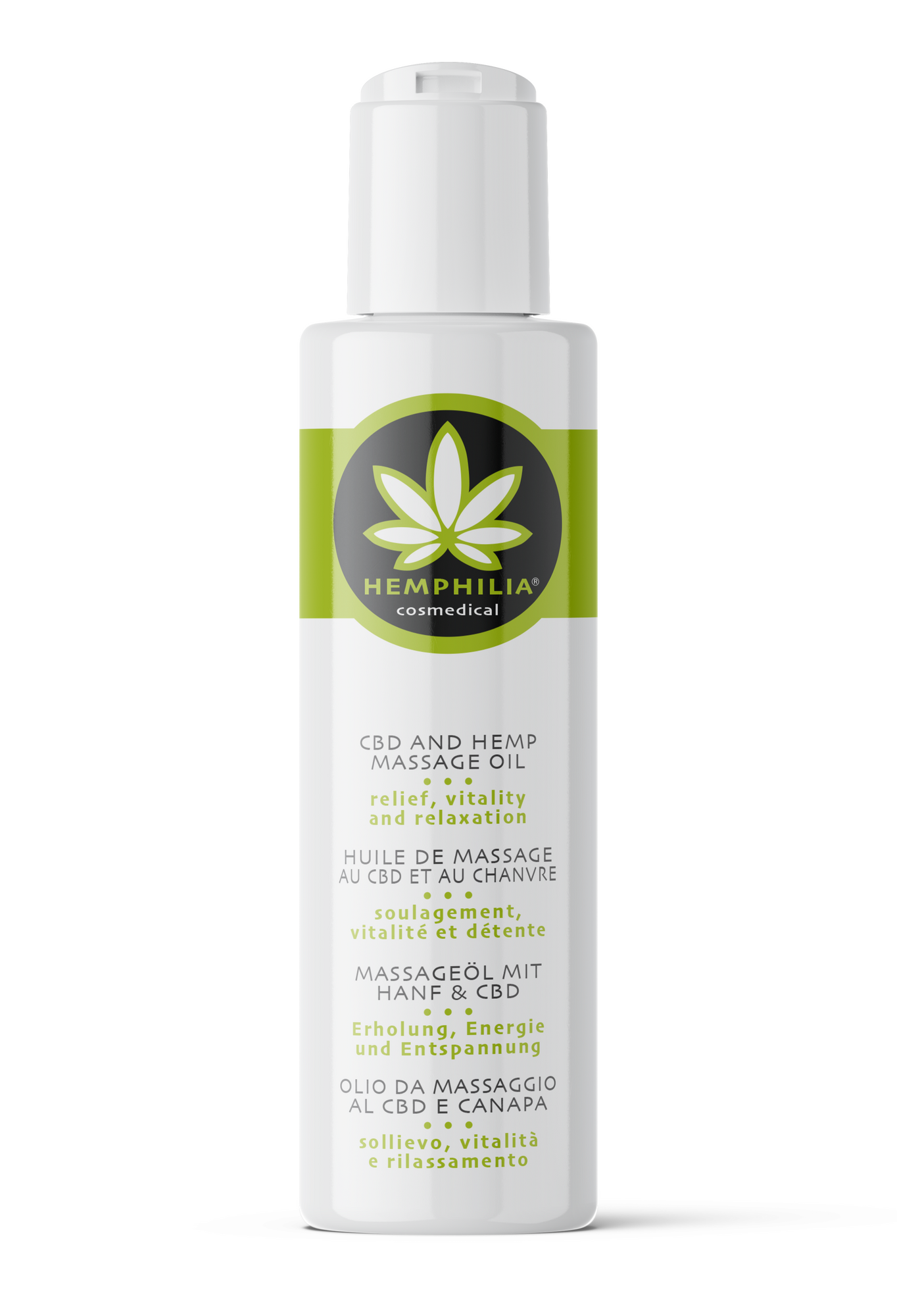 Hemphilia økologisk Cbd   Hemp Massage Oil 100 Ml