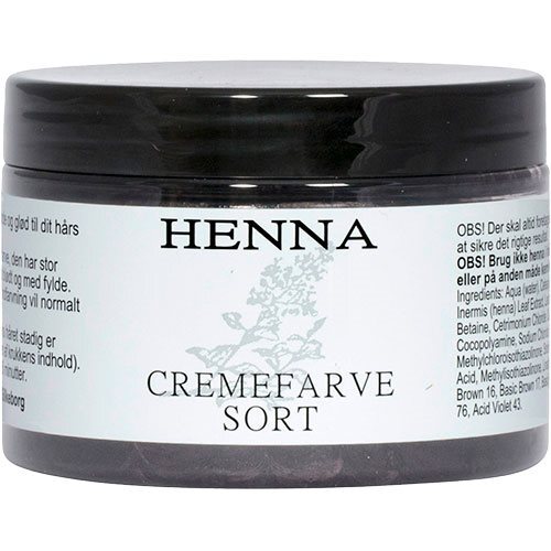 Henna Cremefarve Sort  120ml