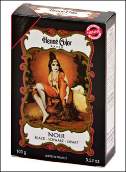 Henna Hårfarve Pulver Sort  100g